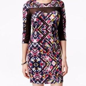 New Material Girl Bodycon Illusion Dress